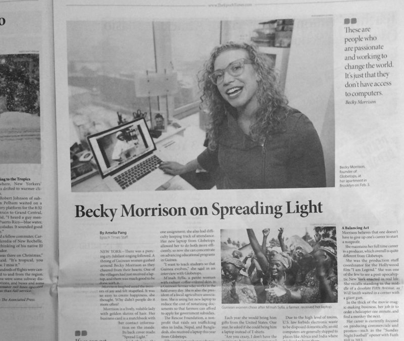 Globetops in the News