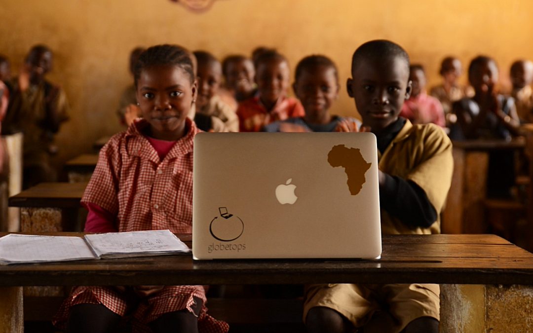 Future stars in the making in Ferefou, Guinea.